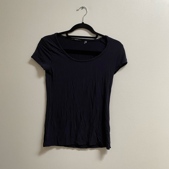 Tahari Scoop Neck Tee - Picture 1 of 4